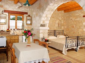 AGIOS SOSTIS Photo of the Kitchen and the Bedroom CLICK TO ENLARGE