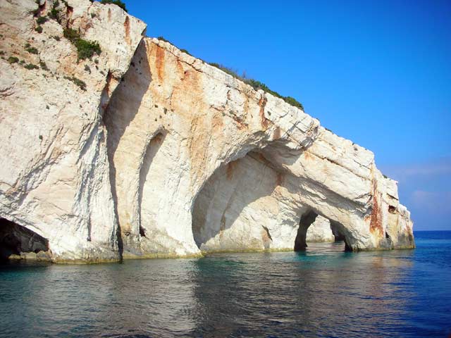 Image of the Blue Caves CLICK TO ENLARGE